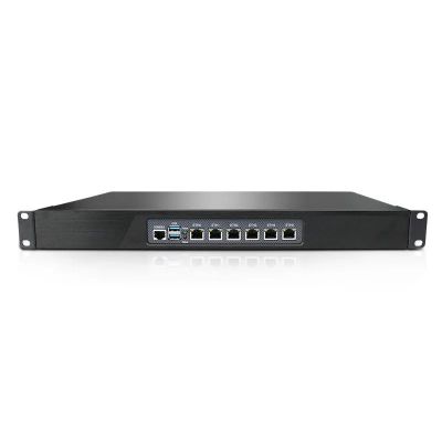 1U Rackmount Intel N5105 J4125 Quad Core PC Firewall Server With 6 Intel I225 I226 NICs Soft Router for pfSense OPNsense AES-NI