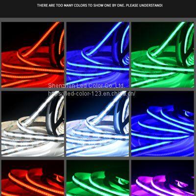 DC24V 1232LEDS RGBW COB LED 20W/M LED Flexible Strip Light IP20 Indoor Ambience Light COB RGBW LED Strip photo-4