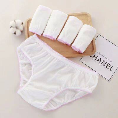 Pregnant Woman Underwear Disposable Pure Cotton Underwear for Pregnant Woman Disposable 100% Cotton Underwear OEM Customized photo-2