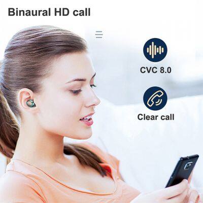 F9-5 TWS 5.3 Wireless Bt Earphone Touch Earbuds Music IPX7 Waterproof LED Display Headset 9D Stereo Sport Headphones