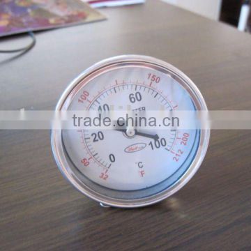 stainless stell case pressure thermometer