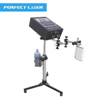 Perfect Laser Batch Code Number Letter Date Logo Large Character Automatic Inkjet Printing Machine for Egg Glass Plastic Bag