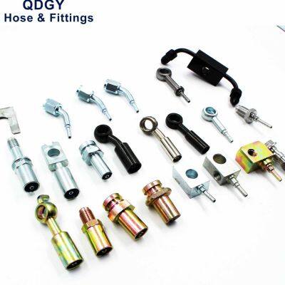 OE Quality DOT SAE J1401 Fmvss106 Road Car Hydraulic Flexible 1/8 Hl Rubber Brake Pipe Hose Assembly End Fish Banjo Eye Fittings