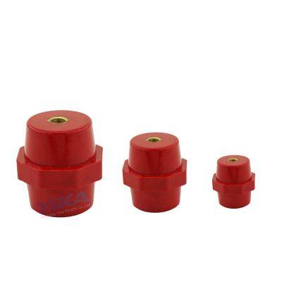 Round Post Busbar Insulators SM20 SM25 SM30 SM40 - BMC Material, Low Voltage