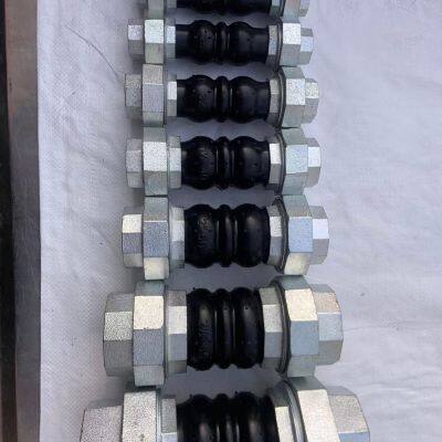 High Quality EPDM Rubber Flexible Joint Thread Connected Pipe Coupling Sphere Rubber Joints photo-6