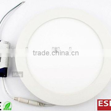 2016 new design slim led panel light round