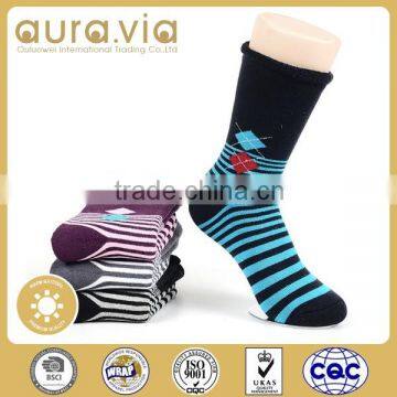Latest Hot Selling!! ventilate stripe girls sock with five colors