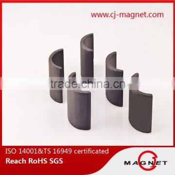 most widely used arc magnet ferrite magnets Y35 for DC motors