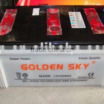 n200 12v 200ah car battery