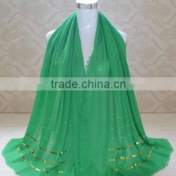 Wholesale Tassel Cotton Rhinestone Sequin Glitter Hijab photo-4