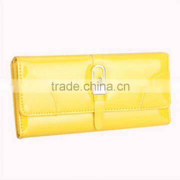 Fashion Bright pu Lady Long Wallet photo-2