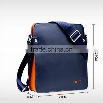 2016 PU leather messrnger bag for business man