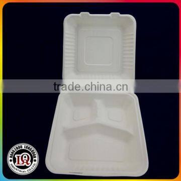 Biodegrandable Eco-friendly Sugarcane Bagasse Clamshell