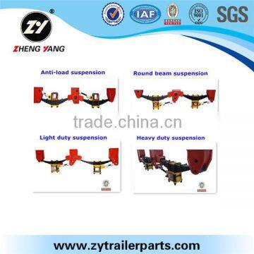 3axle suspension for flatbed semi trailers