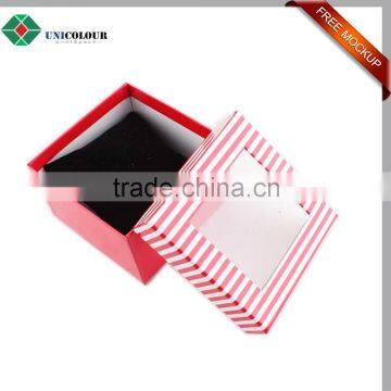 Custom Made Fancy Paper Packaging Gift Watch Box With Luxury Logo