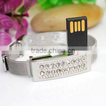 Promotional Gift Crystal Bracelet Jewellery USB Flash Drive photo-3