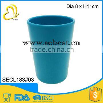 cheap high quality melamine 3" blue round shape color cup