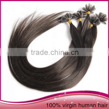 100%Unprocessed Virgin Straight Nail Tip Hair Extensions Remy Human Hair Extensions