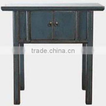 Chinese antique reproduction wooden table 2 doors LWD516