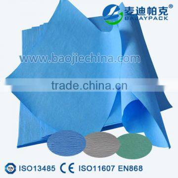 Free sample high quality good sale Sterilization crepe paper