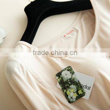 Modal BraT-Shirt Tank Top Long Sleeve Wiith Cup SportsWear photo-6