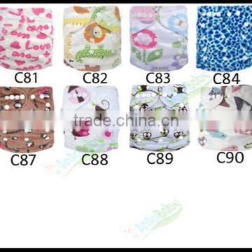 Wholesale Cartoon Character Leakproof Baby Cloth Diapers