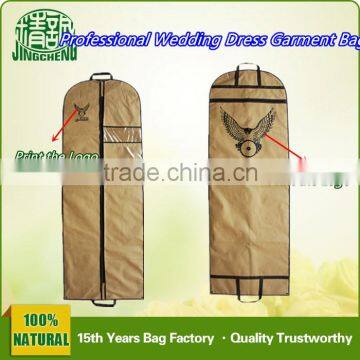 Printing Logo Wedding Dress Garment Bag/ Suit Garment Bag