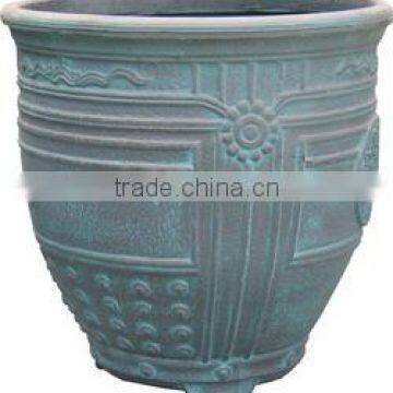 cheap wholesale chinese ceramic plastic flower pot painting designs