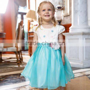 Fashion Hot Design Beautiful Green Baby Dress photo-2