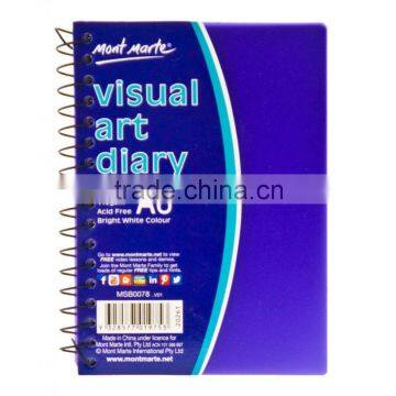 Mont Marte Visual Art Diary PP Coloured Cover A6 photo-2