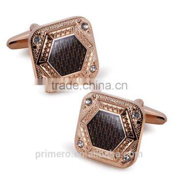 Jewelry Shirt Cufflink for Mens Brand Cuff Buttons Crystal Cuff Link High Quality Wedding photo-5