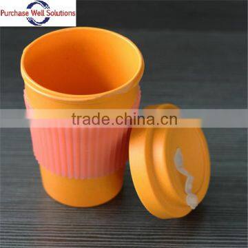 Customized Eco- Friendly Bamboo Fiber Coffee Cup