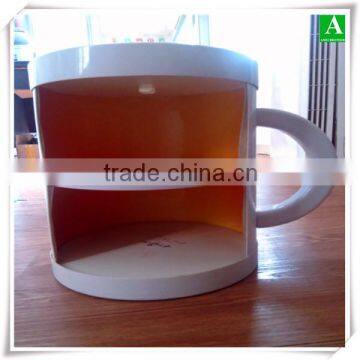 ABS Vacuum Forming Plastic Cup Shape Showing Stand Promotion Display For Supermarket Shops Stores photo-4