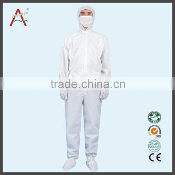 LABY-013-1-1 Pink S/M/L/XL/XXL esd washable coveralls with cap for cleanroom anti ebola polypropylene disposable coveralls