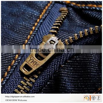 YKK metal zipper wholesale for Jeans