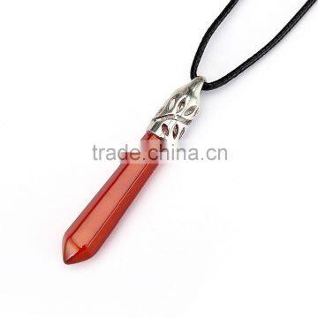 Beautiful 1pcs Carnelian Silver Jewelry Necklace Pendant