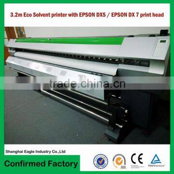 3.2m Digital Printer with Epson DX5/Epson DX7 Print head/ Eco solvent plotter