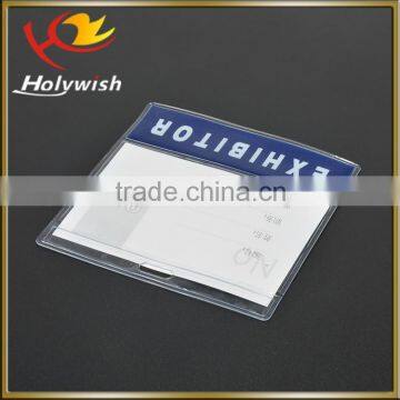 Hot sale wholesale business clear horizontal card holder