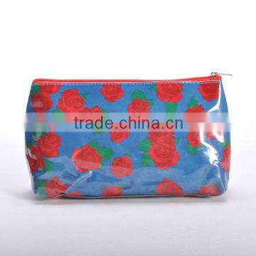 Ladies Washing Bag Flower Pattern Wholesale Cosmetic Bags