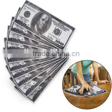 Microfiber Cleaning Cloth $100 Bill Gag Gift Money Novelty Dish Towel Rag                        
                                                Quality Choice