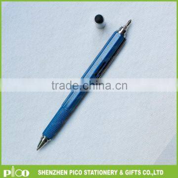 6 In 1 Multifunction Tool Pen With Double Head Screwdriver,Ruler, Level ,Touch Stylus And Ballpoint Pen