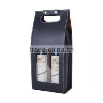 Custom Cardboard Black Wine Carrier photo-2