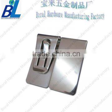 Top quality metal hollow out money clip stainless