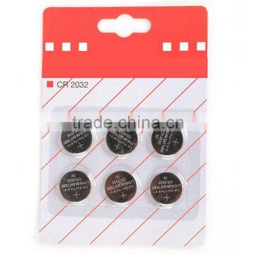 CR2032 3.2V LITHIUM battery button cell batteries Suction card packing Electronic scale battery