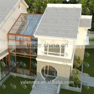 2015 A6 Aluminium Sunrooms/tempered Glass for Sunroom/balcony Sunroom photo-4