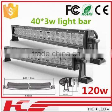 120w Flood Spot Combo Beam 12v Led Light Bar Truck Jeep Light Bar