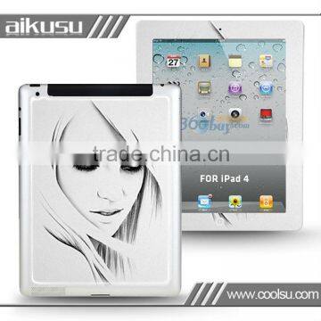 Full body!! epoxy sticker with design for new ipad/ipad4