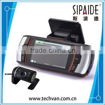 SPD105 Dual Lens Camcorder Auto Car DVR Dual Camera HD 1080P Dash Cam Black Box Driving Recorder With Parking Rear lens Cameras                        
                                                Quality Choice