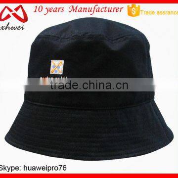 Men black bucket hat fishing hat