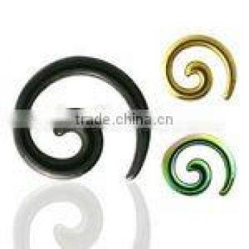 Anodized steel coil taper expander